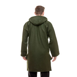 Swanndri Original Wool Bushshirt with Lace-up Front - Olive